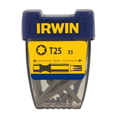 IRWIN Dugi Torx bitovi T25, prihvat 1/4", 50 mm, 5 kom.